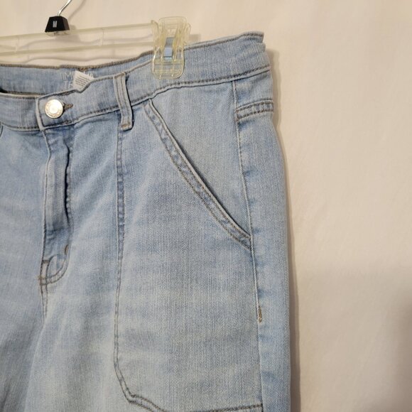 Time and Tru High Rise Jeans Wide Leg 16 Blue denim bell bottoms vtg-inspired - Picture 4 of 9